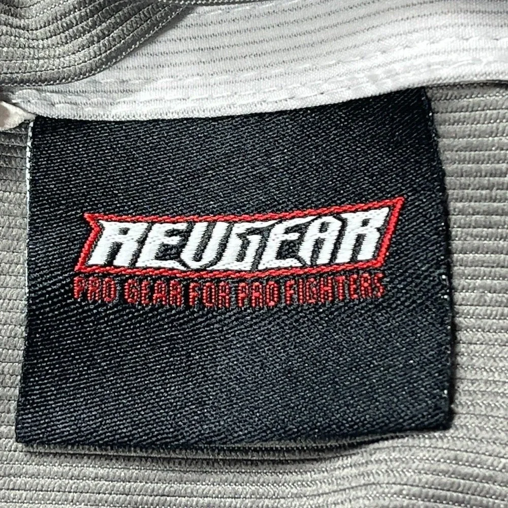 Revgear‎ MMA Board Shorts Mens XXL Grey Yellow Graphic Pro Fight Gear Training